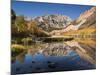 USA, California, Eastern Sierra. Fall Color Reflected in North Lake-Ann Collins-Mounted Photographic Print