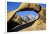 USA, California, Eastern Sierra. Lone Pine Peak Through the Mobius Arch in the Alabama Hills-Ann Collins-Framed Photographic Print