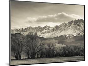 USA, California, Eastern Sierra Nevada Area, Bishop, Landscape of the Pleasant Valey-Walter Bibikow-Mounted Photographic Print