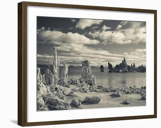 USA, California, Eastern Sierra Nevada Area, Lee Vining, Mono Lake, Tufa Stone Formation-Walter Bibikow-Framed Photographic Print