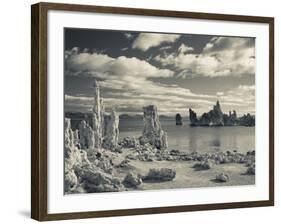 USA, California, Eastern Sierra Nevada Area, Lee Vining, Mono Lake, Tufa Stone Formation-Walter Bibikow-Framed Photographic Print