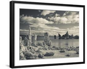 USA, California, Eastern Sierra Nevada Area, Lee Vining, Mono Lake, Tufa Stone Formation-Walter Bibikow-Framed Photographic Print