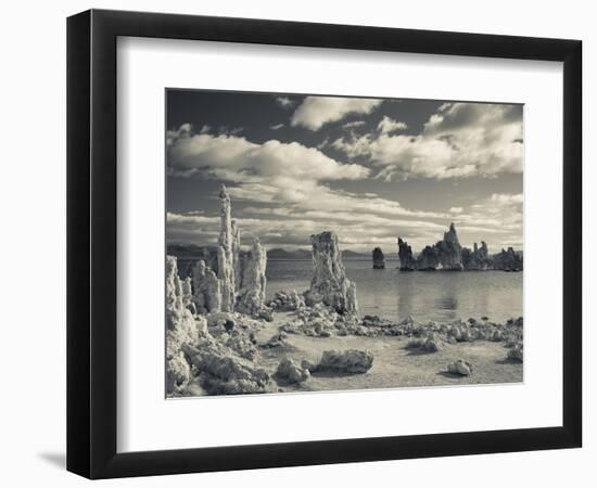 USA, California, Eastern Sierra Nevada Area, Lee Vining, Mono Lake, Tufa Stone Formation-Walter Bibikow-Framed Photographic Print