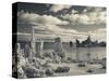 USA, California, Eastern Sierra Nevada Area, Lee Vining, Mono Lake, Tufa Stone Formation-Walter Bibikow-Stretched Canvas