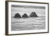 USA, California, Garrapata Beach, Floating Rocks-John Ford-Framed Photographic Print