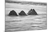 USA, California, Garrapata Beach, Floating Rocks-John Ford-Mounted Photographic Print