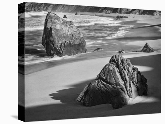 USA, California, Garrapata Beach-John Ford-Stretched Canvas