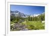 USA, California. Glacial lake in the Little Lakes Valley, Bishop and Mammoth Lakes.-Christopher Reed-Framed Premium Photographic Print