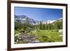 USA, California. Glacial lake in the Little Lakes Valley, Bishop and Mammoth Lakes.-Christopher Reed-Framed Photographic Print