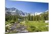 USA, California. Glacial lake in the Little Lakes Valley, Bishop and Mammoth Lakes.-Christopher Reed-Mounted Photographic Print