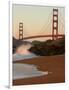 USA, California. Golden Gate bridge view from Baker's beach.-Anna Miller-Framed Photographic Print