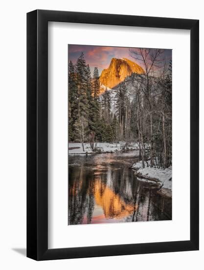 USA, California, Half Dome in Yosemite.-John Ford-Framed Photographic Print