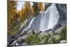 USA, California, Inyo National Forest.   of waterfall near Ediza Lake.-Don Paulson-Mounted Photographic Print