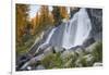 USA, California, Inyo National Forest.   of waterfall near Ediza Lake.-Don Paulson-Framed Photographic Print
