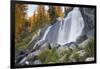 USA, California, Inyo National Forest.   of waterfall near Ediza Lake.-Don Paulson-Framed Photographic Print