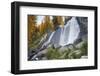 USA, California, Inyo National Forest.   of waterfall near Ediza Lake.-Don Paulson-Framed Photographic Print