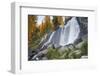 USA, California, Inyo National Forest.   of waterfall near Ediza Lake.-Don Paulson-Framed Photographic Print