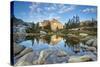 USA, California, Inyo National Forest. Rocky shore of Garnet Lake.-Don Paulson-Stretched Canvas