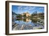 USA, California, Inyo National Forest. Rocky shore of Garnet Lake.-Don Paulson-Framed Photographic Print