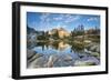 USA, California, Inyo National Forest. Rocky shore of Garnet Lake.-Don Paulson-Framed Photographic Print