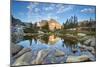 USA, California, Inyo National Forest. Rocky shore of Garnet Lake.-Don Paulson-Mounted Photographic Print