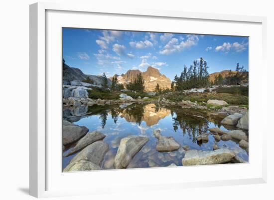 USA, California, Inyo National Forest. Rocky shore of Garnet Lake.-Don Paulson-Framed Photographic Print