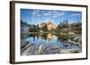 USA, California, Inyo National Forest. Rocky shore of Garnet Lake.-Don Paulson-Framed Photographic Print