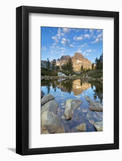 USA, California, Inyo National Forest. Rocky shore of Garnet Lake.-Don Paulson-Framed Photographic Print