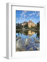 USA, California, Inyo National Forest. Rocky shore of Garnet Lake.-Don Paulson-Framed Photographic Print