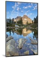 USA, California, Inyo National Forest. Rocky shore of Garnet Lake.-Don Paulson-Mounted Photographic Print