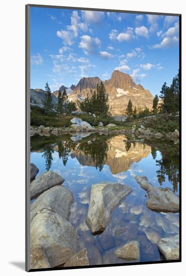 USA, California, Inyo National Forest. Rocky shore of Garnet Lake.-Don Paulson-Mounted Photographic Print