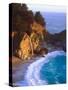 USA, California, Julia Pfeiffer Burns Sp. Waterfall Along the Coast-Jaynes Gallery-Stretched Canvas