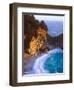 USA, California, Julia Pfeiffer Burns Sp. Waterfall Along the Coast-Jaynes Gallery-Framed Photographic Print