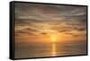 USA, California, La Jolla. Abstract sunset from La Jolla Shores-Ann Collins-Framed Stretched Canvas