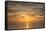 USA, California, La Jolla. Abstract sunset from La Jolla Shores-Ann Collins-Framed Stretched Canvas