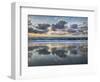 USA, California, La Jolla. Cloud reflections at Marine Street Beach-Ann Collins-Framed Photographic Print