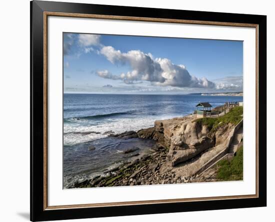 USA, California, La Jolla, Coastal La Jolla at Shell Beach-Ann Collins-Framed Photographic Print