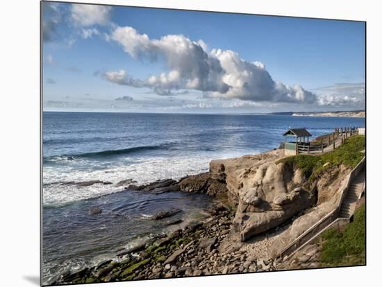 USA, California, La Jolla, Coastal La Jolla at Shell Beach-Ann Collins-Mounted Photographic Print