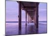 USA, California, La Jolla, Dawn under Scripps Pier at La Jolla Shores-Ann Collins-Mounted Photographic Print