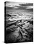 USA, California, La Jolla. Dusk and surf at Coast Blvd. Park-Ann Collins-Stretched Canvas