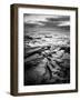 USA, California, La Jolla. Dusk and surf at Coast Blvd. Park-Ann Collins-Framed Photographic Print