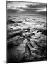 USA, California, La Jolla. Dusk and surf at Coast Blvd. Park-Ann Collins-Mounted Photographic Print