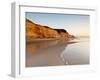 USA, California, La Jolla. Low Tide Cliff Reflections at Torrey Pines State Beach-Ann Collins-Framed Photographic Print