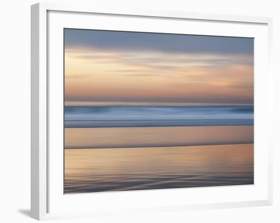 USA, California, La Jolla. Ocean abstract at La Jolla Shores beach-Ann Collins-Framed Photographic Print