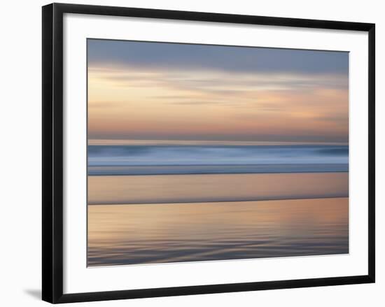 USA, California, La Jolla. Ocean abstract at La Jolla Shores beach-Ann Collins-Framed Photographic Print