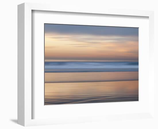 USA, California, La Jolla. Ocean abstract at La Jolla Shores beach-Ann Collins-Framed Photographic Print