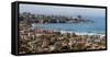 USA, California, La Jolla, Panoramic view of La Jolla Shores-Ann Collins-Framed Stretched Canvas