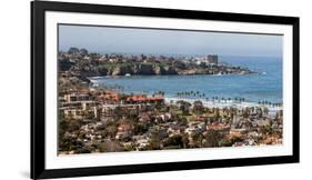 USA, California, La Jolla, Panoramic view of La Jolla Shores-Ann Collins-Framed Photographic Print