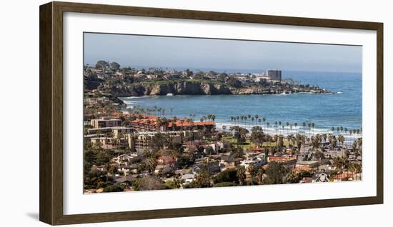 USA, California, La Jolla, Panoramic view of La Jolla Shores-Ann Collins-Framed Photographic Print