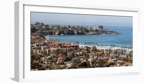 USA, California, La Jolla, Panoramic view of La Jolla Shores-Ann Collins-Framed Photographic Print